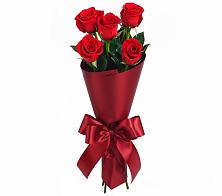 Букет 5 Красных роз Эдлесс Лав в Светлом Саратовской области