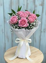 Букет цветов из:  Розы #REPLACE_PRED# Светлом Саратовской области