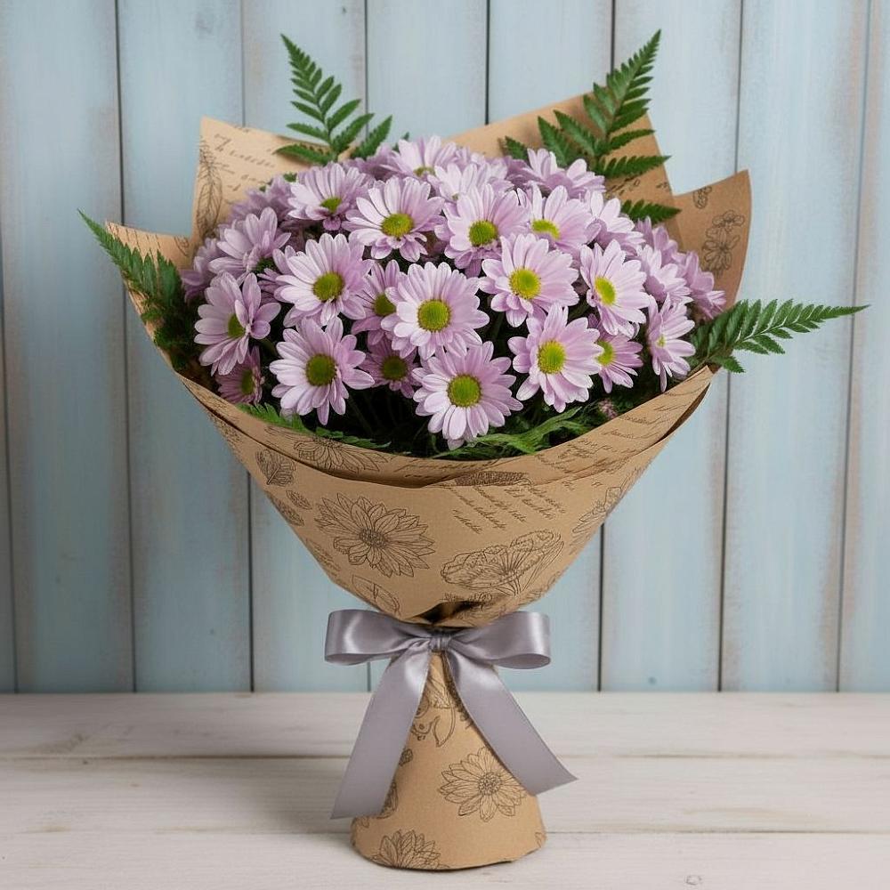Букет цветов из: Хризантемы в Светлом Саратовской области