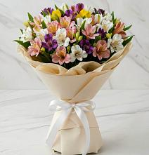 Букет цветов из:  Альстромерии #REPLACE_PRED# Светлом Саратовской области