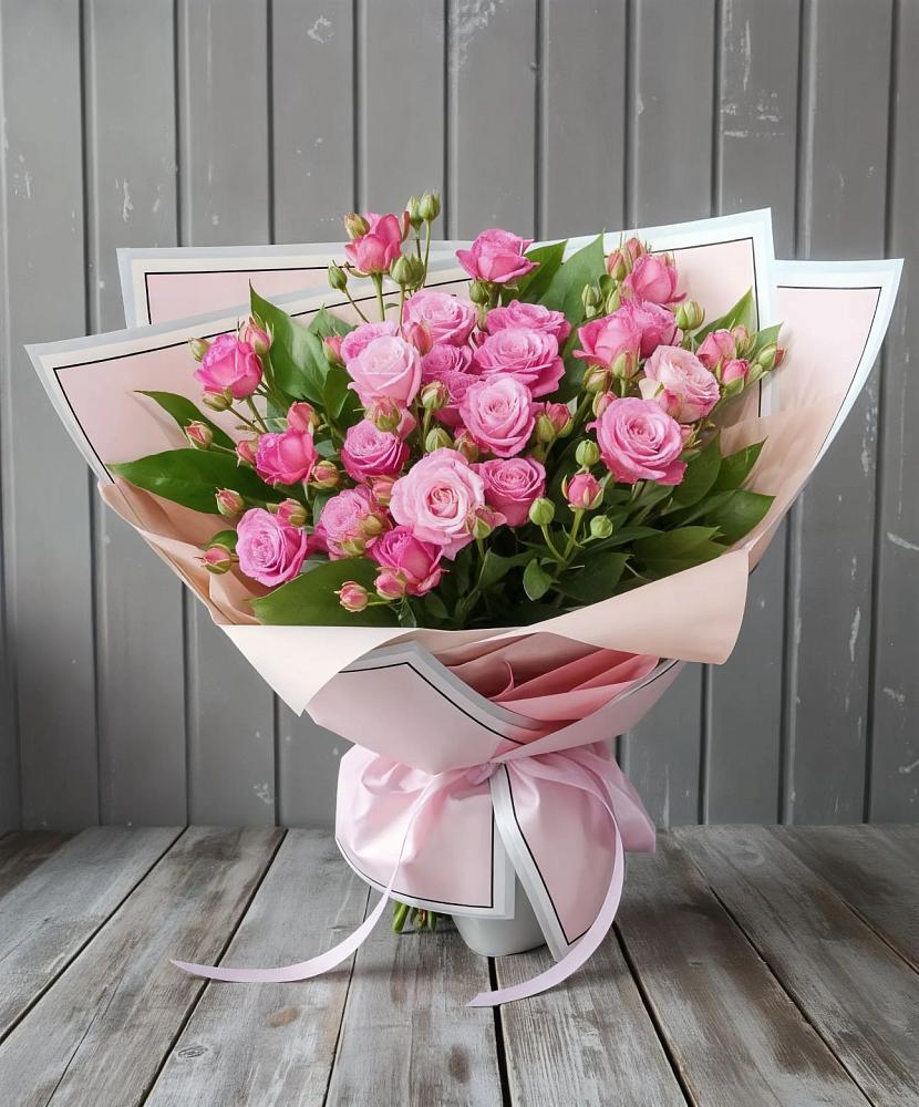 Букет Розовый кустик в Светлом Саратовской области