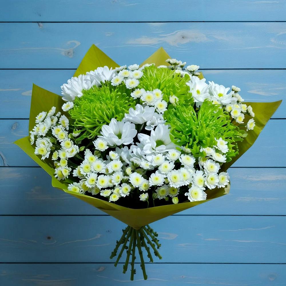 Букет цветов из: Хризантемы в Светлом Саратовской области