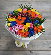 Букет цветов из:  Розы и Хризантемы в Светлом Саратовской области