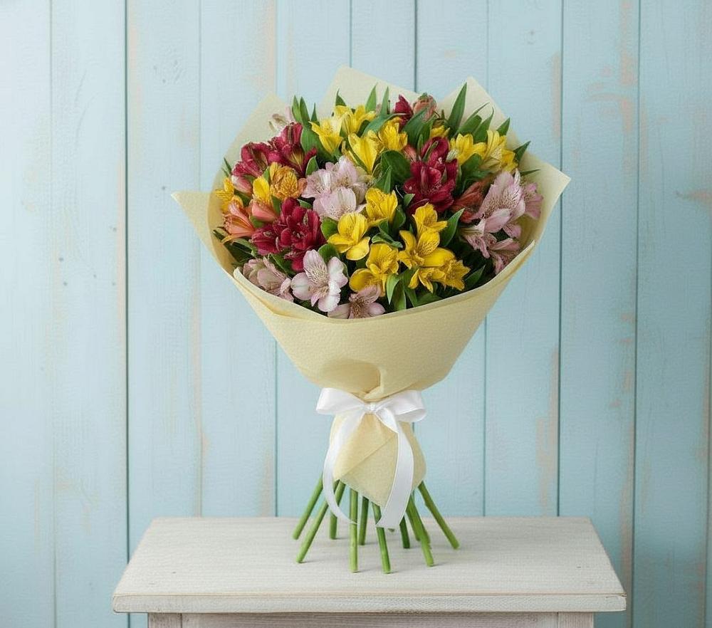 Букет цветов из: Альстромерии в Светлом Саратовской области