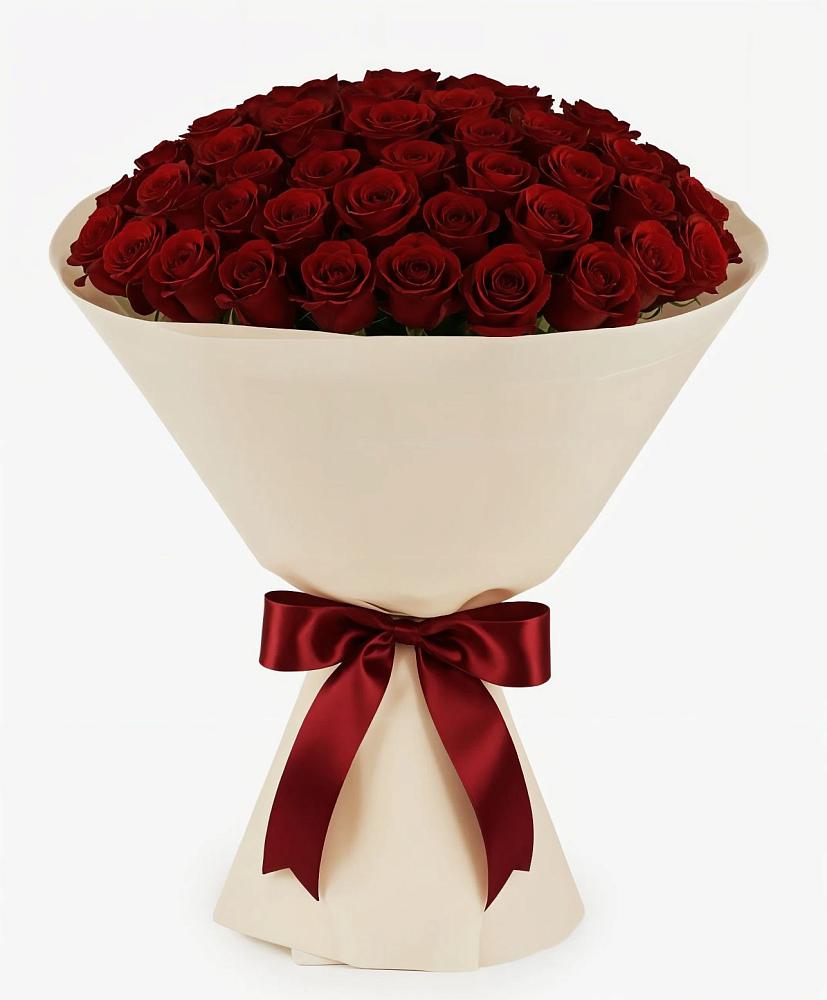 Букет 101 Бордовая роза Блэк Бакарра в Светлом Саратовской области